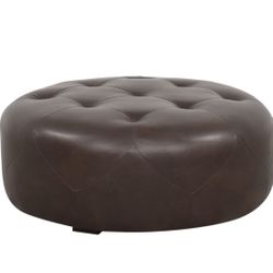 Article Timpani Ottoman- Dark Brown
