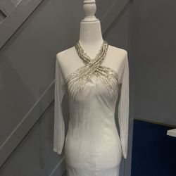White Elegant 🤩 Dress Brand 👒Gilar Evening