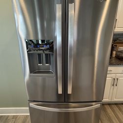Brand new Whirlpool French door refrigerator