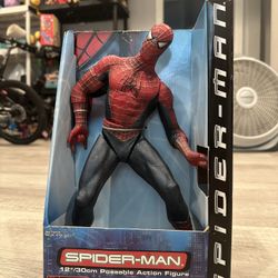 Spider-Man 12”30cm Poseble Action Figure Toy Biz 2001
