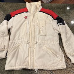 Vintage Serac Mike Wiegele Helicopter Skiing Men’s Jacket, 42 Outdoors Winter