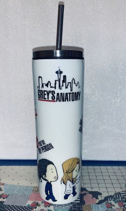Greys anatomy skinny tumbler ❤️❤️❤️
