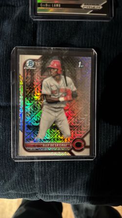 Elly De La Cruz 2022 Bowman chrome rookie card