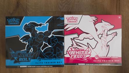 Pokemon Center White Flare Black Bolt ETB