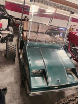 Western original golf cart vintage classic club car