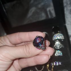 Mystic Topaz .925 Vintage Thailand Ring
