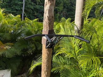 Outdoor Pull Up and Dip Bar for outdoors
