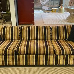 Vintage Velvet Sofa - Extra Long