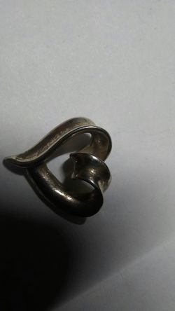 Sterling silver heart charm