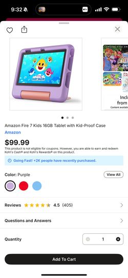 Amazon Kindle Fire Kids