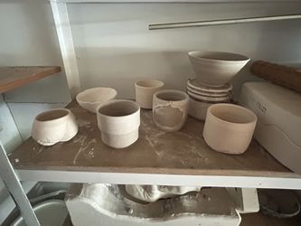 Handmade Bisque Pottery – $5 Each or Bundle
