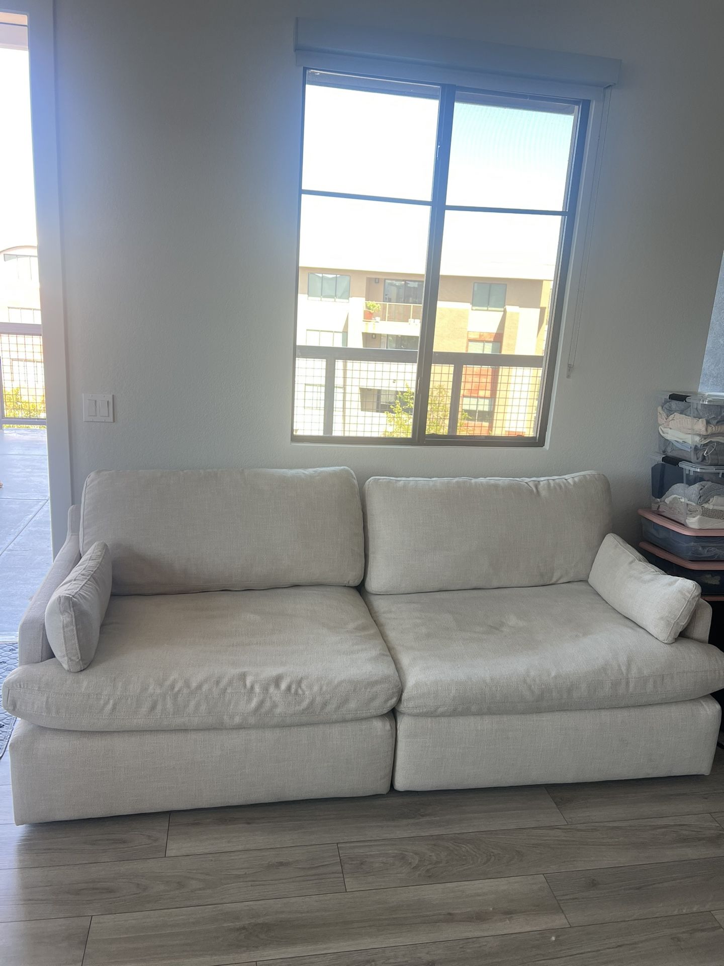 2 piece cloud couch