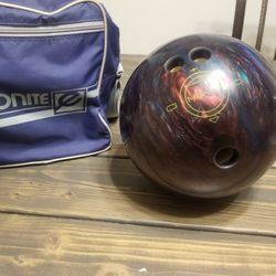 Maxium Ebonite Bowling Ball With Carrying Bag