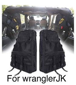Pair of heavy duty storage bags for jeep Wrangler JK, JKU