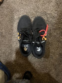 Off White Vulcanized Sneakers