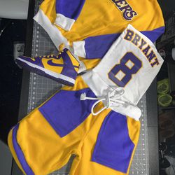 KOBE BRYANT Lakers Custom Short Set