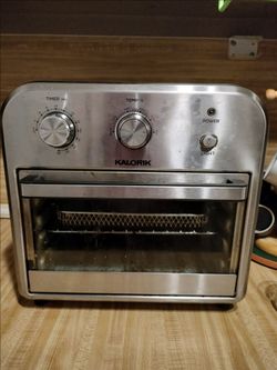 KALORIK Smart Air Fryer Oven 12 Quart Black & Stainless Steel w/Accessories