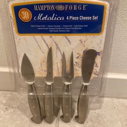 Hampton Forge Metallica 4 Piece Cheese Set