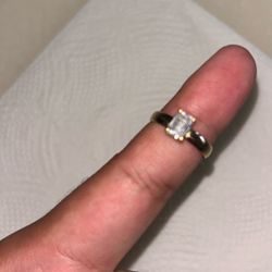 1.01 EMERALD Solitaire Ring 