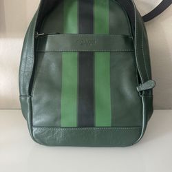 Coach Mens Sling Bag Green