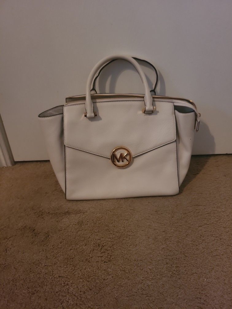 Michael Kors White Purse