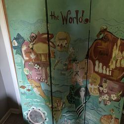 Map Floor Canvas 