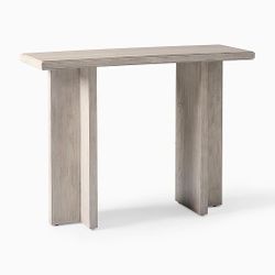 EUC West Elm Driftwood Grey Santa Rosa Entryway Table