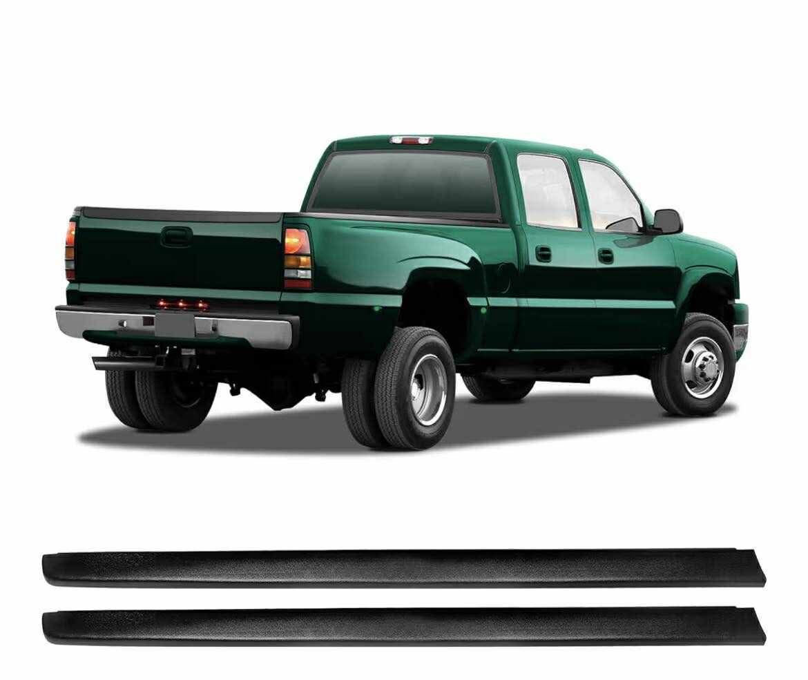 NEW - 6'6" Bed Rail Caps Cover Compatible with 1 Chevy Chevrolet Silverado & GMC Sierra 1 3500 Replacement for 72-01151 Truck Side Rai