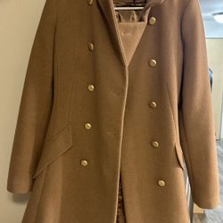 Dkny camel shop coat