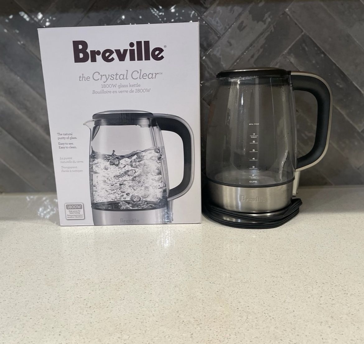 Breville the Crystal Clear Glass Kettle
