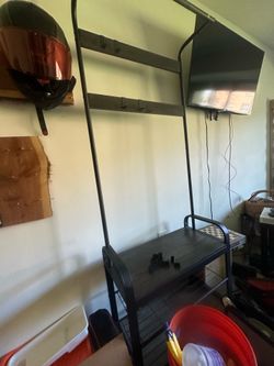Coat Rack/ shoe stand+ hooks & shelfs