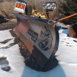 2 Snow Plows Western Ultra Mount N SnowDogg Stainless 