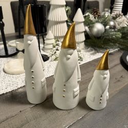 Maxsimple Ceramic Santa Claus Statue,