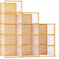 Kuject Large Shoe Storage Boxes 12 Pack