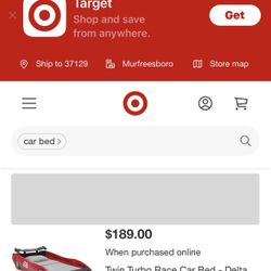 Red car Bed