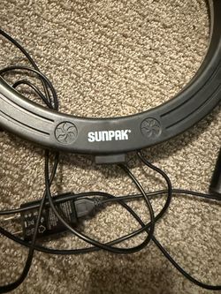 Sunpak LED Ring Light with Power Adapter