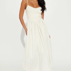 Ivory Midi Dress 