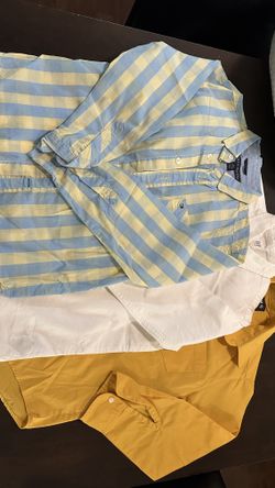 3 boys' dress shirts, size 8/10