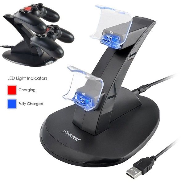 PS4 Controller
Dual USB Dock Station Charging Stand.