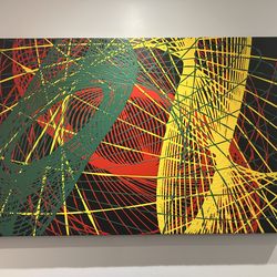 Stunning Large Abstract Pendulum Painting - 48”x32”  Canvas