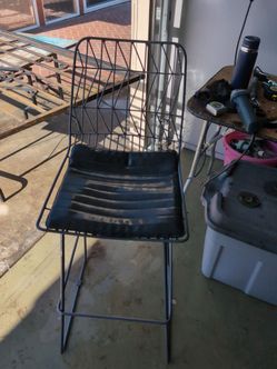 High solid metal chair heavy duty
