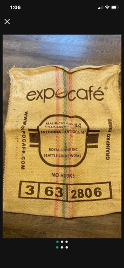 Expo cafe 70kg Burlap Coffee Bag