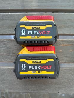 New 20v dewalt 2 6 ah flex volt batteries