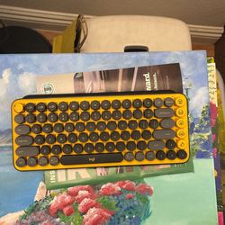 Logitech POP Keys Mechanical Wireless Keyboard with Customizable Emoji, Durable Compact Design, Bluetooth or USB Connectivity, Multi-Device, OS Compat