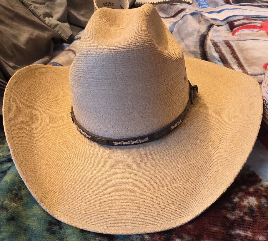 Montecarlo Palm Straw Cowboy Hat 