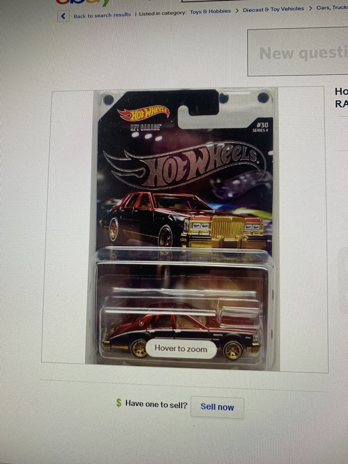 NFT GARAGE HOT WHEEL SERIES 4 82 CADILLAC SEVILLE for Sale in 