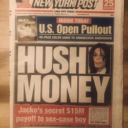 New York Post Newspaper -June.16,2004-MJ Complete Paper-Cool Ads-Stories