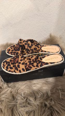 Liliana Leopard Women sandals Size 8