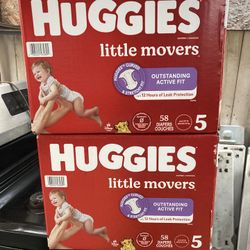 HUGGIES   SIZE   5     116     pañales
