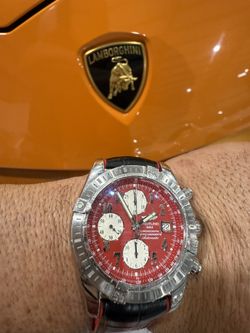 Breitling Chronomat Evolution Red Face $3,500
